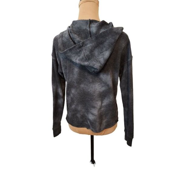 American Eagle Cropped Grey Hoodie in XS - Picture 3 of 7